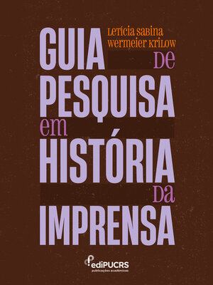 cover image of Guia de Pesquisa em História da Imprensa